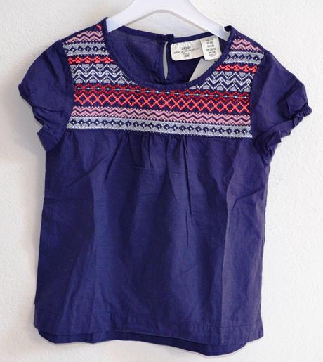 Letná ľahká tunicka pre dievcatko, h&m,116