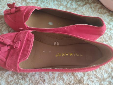 Balerínky červené, primark,35