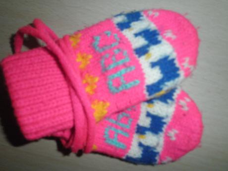 Rukavičky na šnúrke, veľ. 68-80, 74