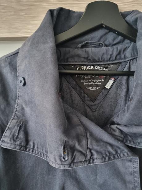 Tommy hilfiger tmavomodrý kabát, tommy hilfiger,m