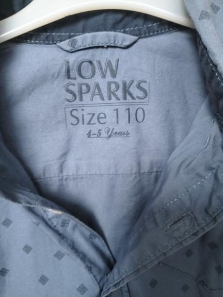 Modrá košeľa low sparks, 110