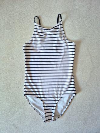 Dievčenské jednodielne plavky, h&m,140
