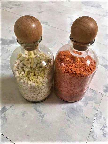 Sklenené dózy / 2 ks, 