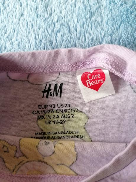 Tričká medvedík, h&m,92