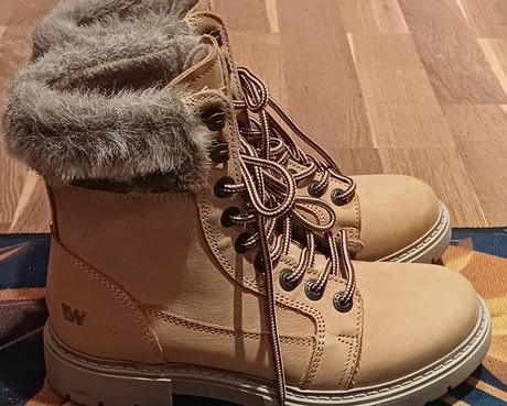 Weinbrenner béžové zimné topánky, 36