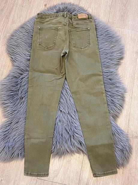 Dievčenské rifle so zlatým pásikom zara (164), zara,164