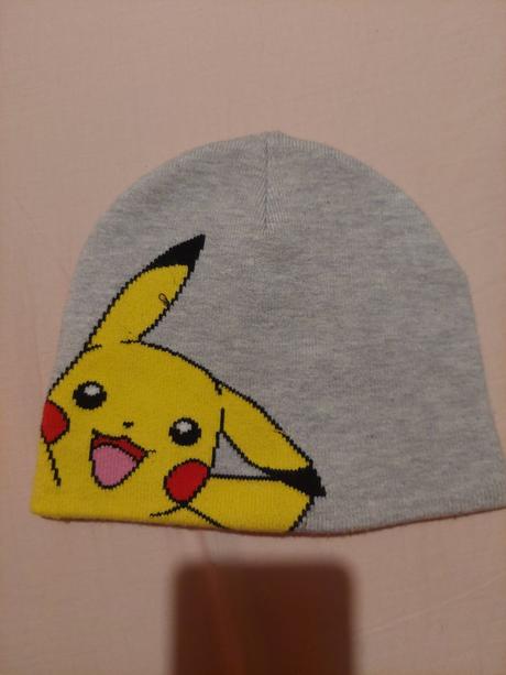 Pikacu ciapka siva, zimna, h&m,122