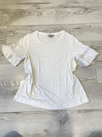 Biele tričko s krátkym rukávom, f&f,s