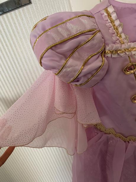 Rapunzel deluxe disney kostým s črievicami a korun, 