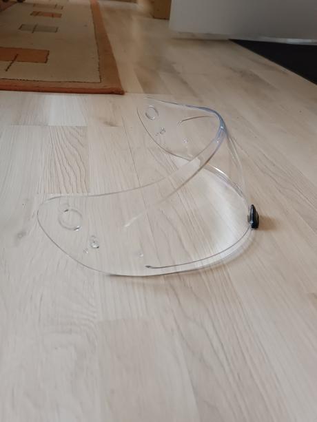 Číre plexi na motocyklovú helmu hjc - typ hj20m, 