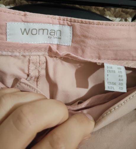 Dámske ružové nohavice tchibo, tchibo,l