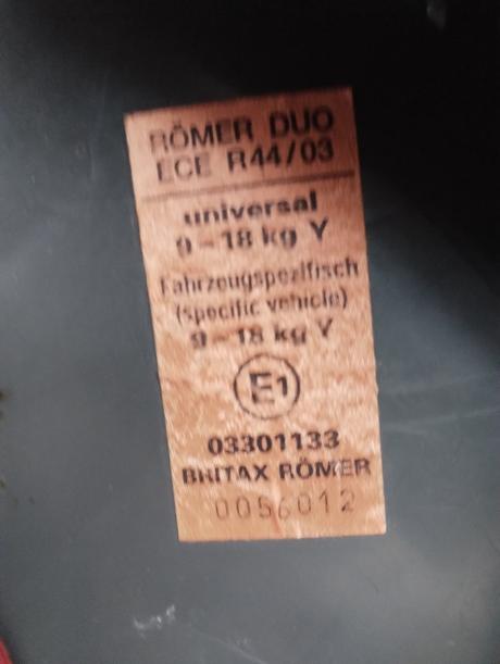 Autosedačka romer, römer