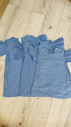 Letné šaty 3ks 98,104,116, h&m,98