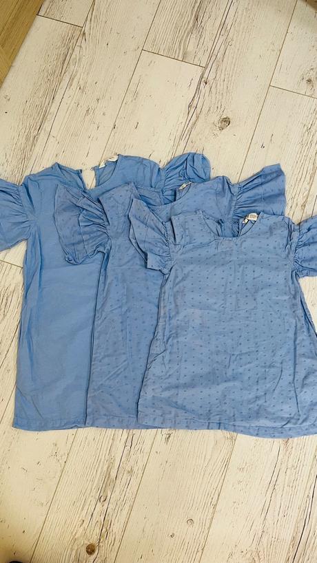 Letné šaty 3ks 98,104,116, h&m,98