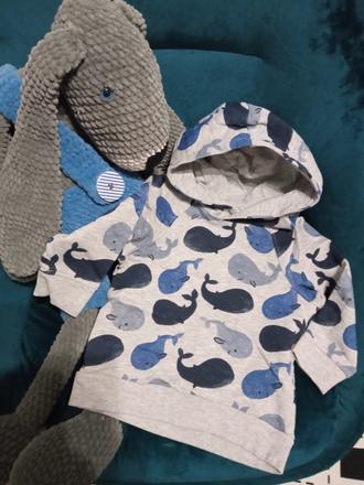 H&m veľryby mikina, h&m,86