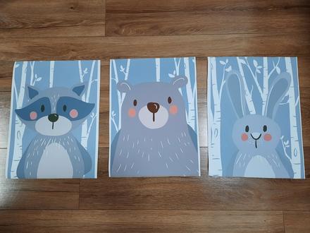 Detske obrázky na plátne, 