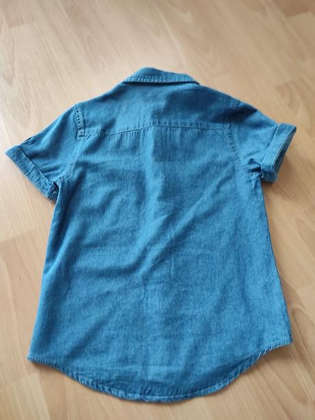 Chlapčenská riflová košeľa, pepco,122