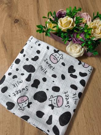 23- bavlnená plienka kravička, 