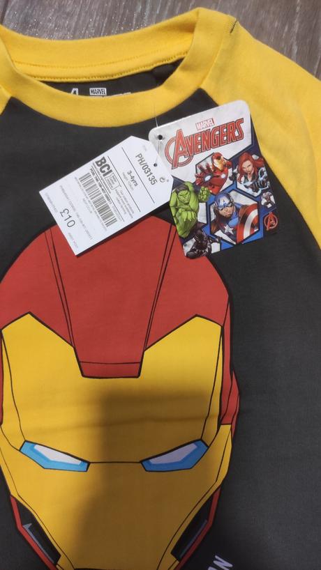 Nenosené tričko iron man, avanger, next,104