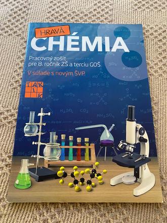 Pracovný zošit hravá chémia pre 8. ročník zš a ter,