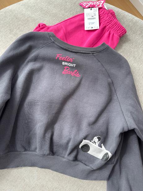 Suprava zara barbie teplaky mikina, zara,152