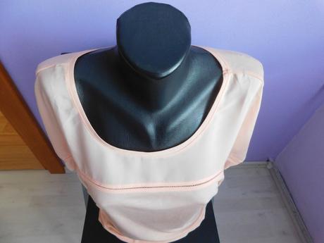 Krátky top  uni, h&m,s