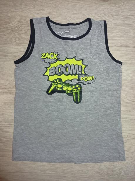 2 x nové tričko bez rukávov 140/146, bonprix,140