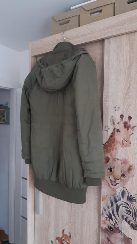 Zimný kabát na nosenie so vsadkou, h&m,36