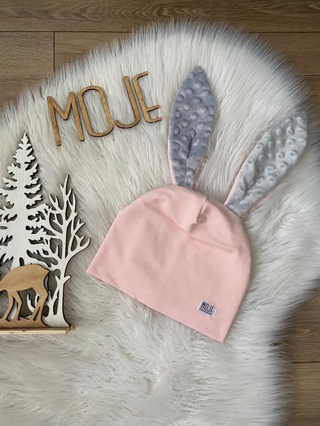 Krasny set ciapocka zajko a nakrcnik, 50 - 140