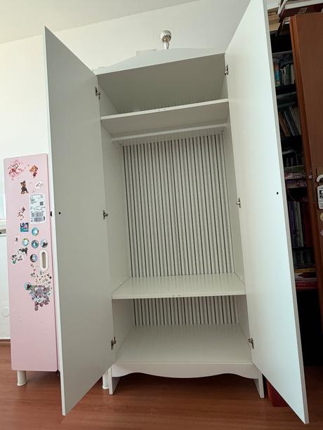 Detská skriňa ikea biela,