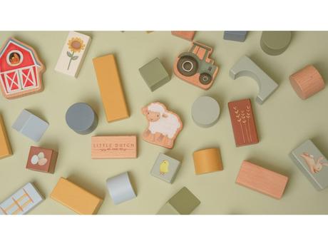 Little dutch kocky drevené v tube farma,