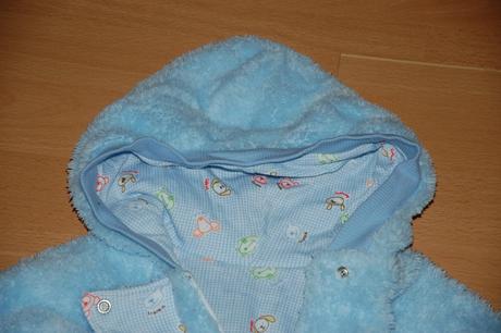 Chlpatý svetlomodrý overal so zvieratkami, 74