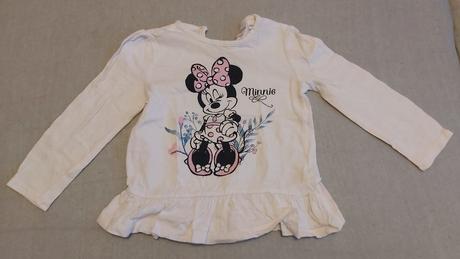 Tričko biele minnie 92, disney,92