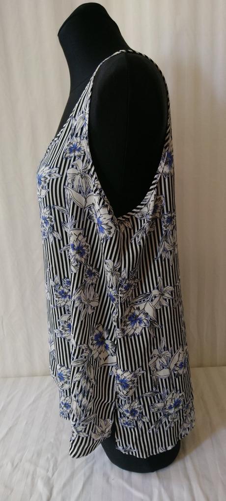 Dámsky pásikavý top so vzorom, primark, primark,xl