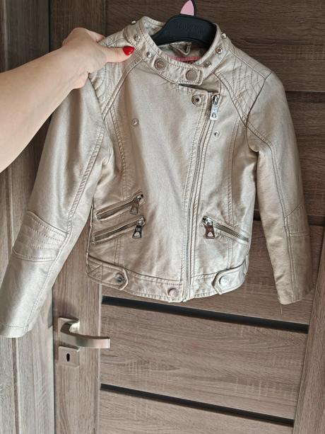 Dievčenská koženková bundička, 116