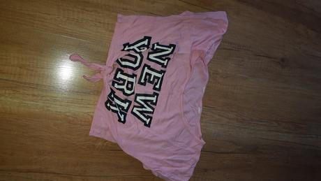 Dievčenské crop top tricko 140 a 158, h&m,158
