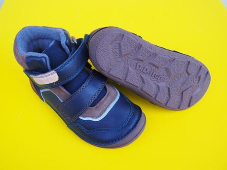 Detské kožené topánky ddstep barefoot zateplené, d.d.step,28 - 33