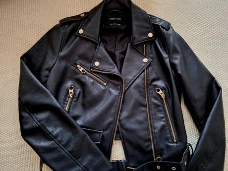 Koženná bunda + nohavice, sinsay,xs