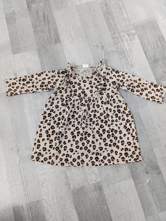 Hm šaty s tigrovanym vzorom, h&m,68