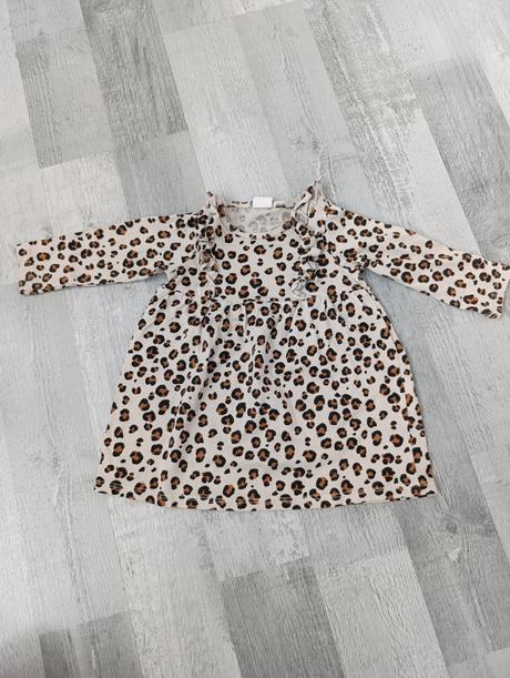 Hm šaty s tigrovanym vzorom, h&m,68