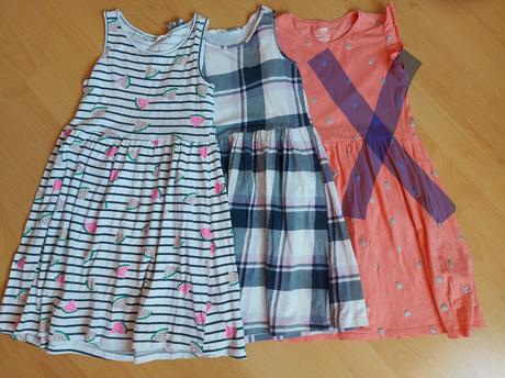 Saty bez rukavov, h&m,134