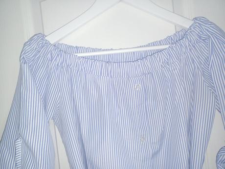 Letne pruhovane saty s/m, m