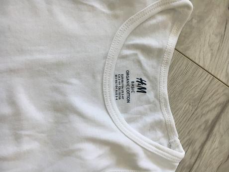 Biele tielka, h&m,98