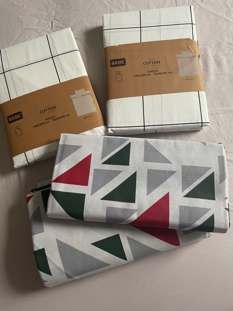 2x súprava posteľnej bielizne, 