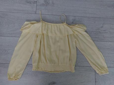 Krásna blúzka na ramienka, h&m,140