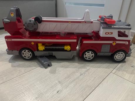 Paw patrol veľké hasičské auto+ 4 vozidla,figurky,