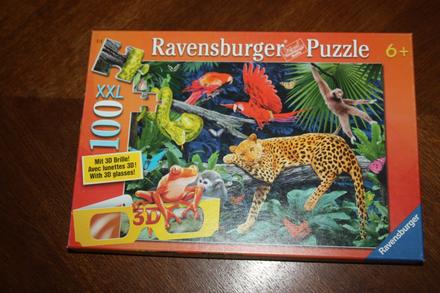 Puzzle dzungla 100 xxl, 