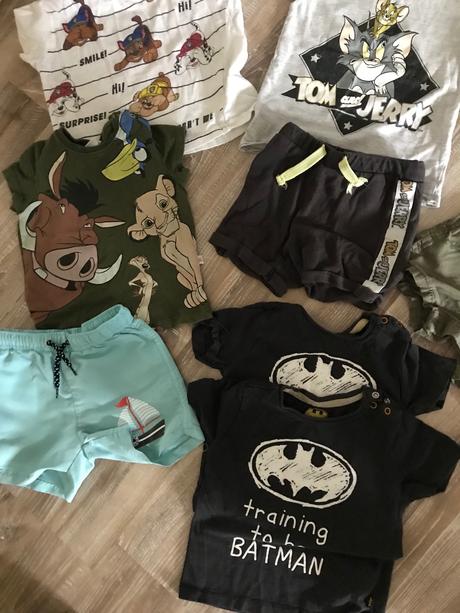 Balík letného oblečenia pre chlapčeka 86/98, 86–98