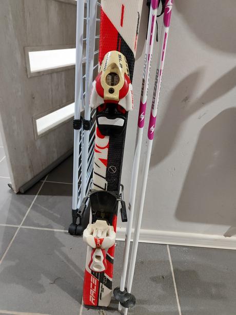 Lyže atomic 120 cm palice blizzard 95 cm, atomic,120-129 cm