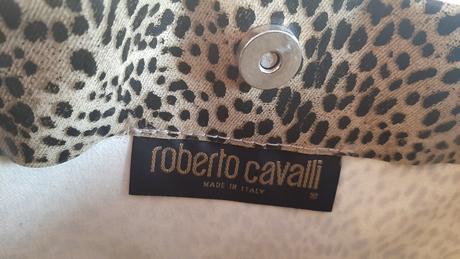 Exkluzívna väčšia taška kabela roberto cavalli, roberto cavalli